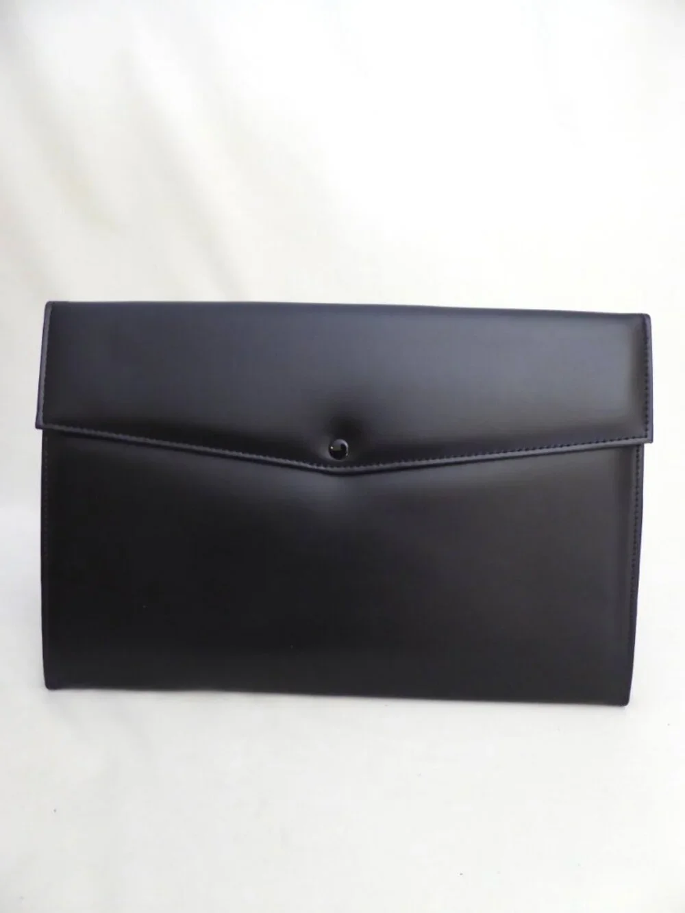 VINTAGE FAUX LEATHER DOCUMENT ENVELOPE FOLDER FILE ORGANIZER BUSINESS CASE